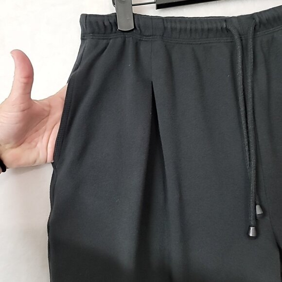 Liz & Co Women's Drawstring Sweat Pants Casual Joggers  W/ Pockets Size LG Black - Picture 4 of 15